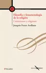 FILOSOFÍA Y FENOMENOLOGÍA DE LA RELIGIÓN