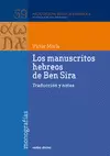 LOS MANUSCRITOS HEBREOS DE BEN SIRA