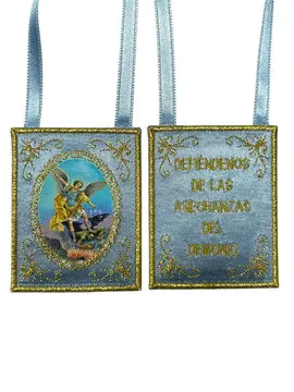 ESCAPULARIO BORDADO SAN MIGUEL ARCÁNGEL