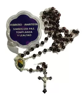 ROSARIO PIEDRA NATAL FEBRERO AMATISTA