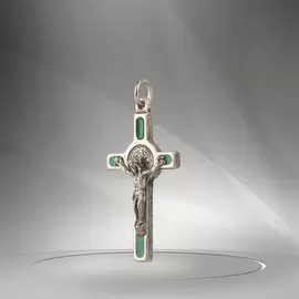 CRUZ SAN BENITO PLATEADA (COLORES SURTIDOS)