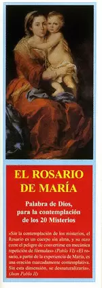 EL ROSARIO DE MARIA TRIPTICO EDI.