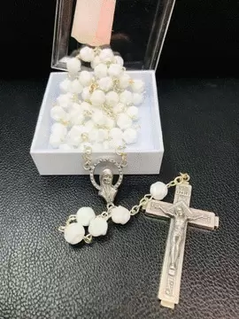 ROSARIO BLANCO RUGOSO 97012