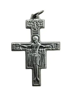 CRUZ DE SAN DAMIAN EN METAL