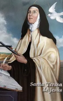 ESTAMPAS SANTA TERESA DE JESÚS ORACIÓN 5 UNIDADES