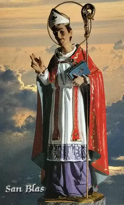 ESTAMPAS SAN BLAS ORACIÓN 5 UNIDADES