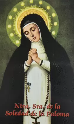 ESTAMPAS VIRGEN DE LA SOLEDAD DE LA PALOMA ORACIÓN 5 UNIDADES ESTAMPAS VIRGEN DE LA SOLEDAD DE LA PALOMA ORACIÓN 5 UNIDADES