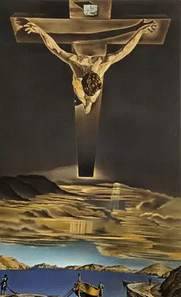 ESTAMPAS CRISTO DE DALÍ ORACIÓN 5 UNIDADES