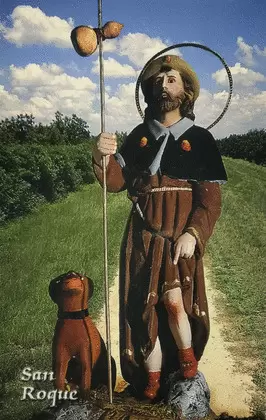 ESTAMPAS SAN ROQUE ORACIÓN 5 UNIDADES