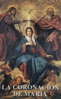 ESTAMPAS CORONACIÓN DE MARÍA ORACIÓN 5 UNIDADES