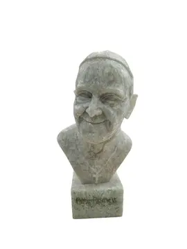 BUSTO PAPA FRANCISCO. 19 CM