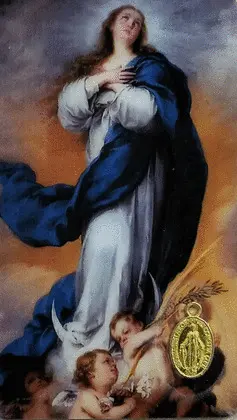 ESTAMPA VIRGEN INMACULADA-MEDALLA MILAGROSA