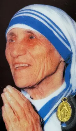 ESTAMPA SANTA TERESA DE CALCUTA-MEDALLA MILAGROSA