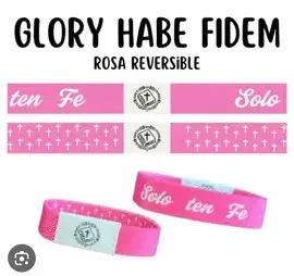 PULSERA GLORY BIBLE ROSA SOLO TEN FE MEDIANA