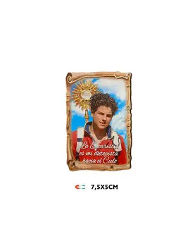 IMAN CARLOS ACUTIS  PERGAMINO 7,5 CM