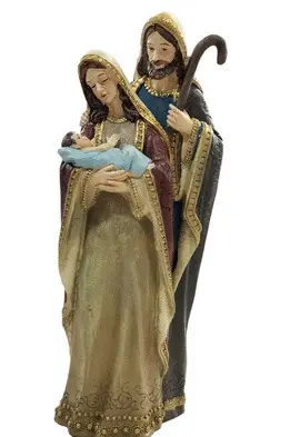 SAGRADA FAMILIA  35 X 15 CM. RESINA