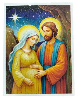 CUADRO  VIRGEN  EMBARAZADA Y SAN JOSÉ 