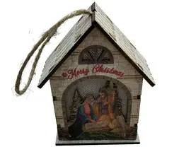 CASITA NAVIDAD CON LUZ