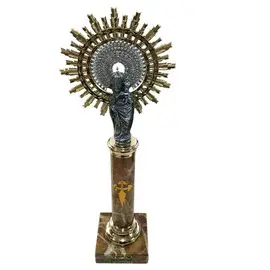  VIRGEN DEL PILAR COLUMNA MARRON