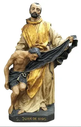 FIGURA SAN JUAN DE DIOS. MARMOLINA