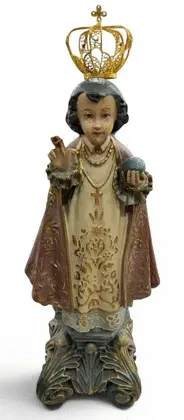FIGURA NIÑO DE PRAGA. MARMOLINA