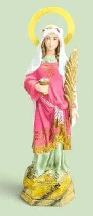 SANTA LUCÍA. PASTA DE MADERA