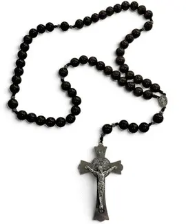 ROSARIO SAN BENITO MADERA OSCURA