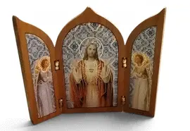 TRIPTICO CORAZÓN DE JESÚS