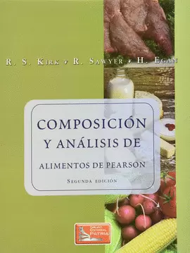 COMPOSICION Y ANALISIS DE ALIMENTOS DE PEARSON