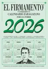 CALENDARIO ZARAGOZANO 2026 PARED FIRMAMENTO