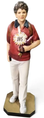 FIGURA CARLOS ACUTIS. MADERA