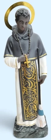 SAN MARTÍN DE PORRES (FRAY ESCOBA). PASTA DE MADERA
