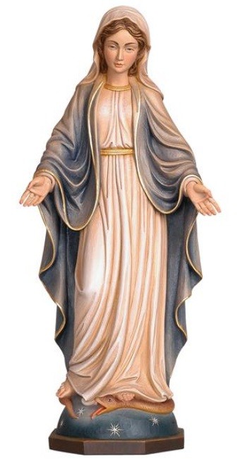 IMAGEN DE LA MILAGROSA MADERA 29 CM