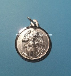 MEDALLA PLATA ÁNGEL DE LA GUARDA 73865