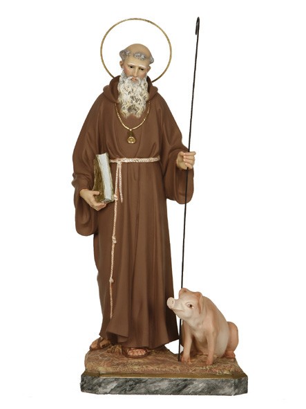 ESTATUA SAN ANTONIO ABAD 74556