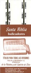 INDICADORES BÍBLICOS, ÍNDICES